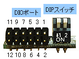 DIOとDIPスイッチ