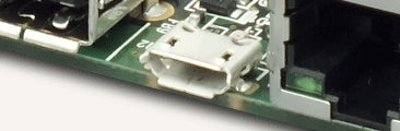 microUSBポート