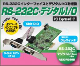 RS-232C・デジタルI/O PCI Expressボード