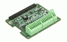 Raspberry Pi I2C 絶縁型デジタル入出力ボード 端子台モデル